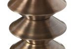 Konsola metalowa Bubble z marmurowym blatem - Item International 5