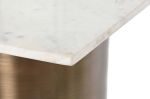 Konsola metalowa Bubble z marmurowym blatem - Item International 4