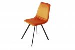 Krzesło Amsterdam orange aksamitne - Invicta Interior 3
