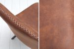 Krzesło Amsterdam Retro vintage brązowe   - Invicta Interior 7
