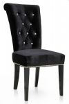 Krzesło Barocco Samt czarne   1