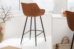 Krzesło barowe Dutch Comfort brązowy antyczny - Invicta Interior 4