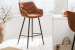 Krzesło barowe Dutch Comfort brązowy antyczny - Invicta Interior 1