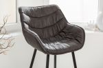 Krzesło barowe Dutch Comfort szary antyczny - Invicta Interior 5