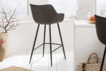 Krzesło barowe Dutch Comfort szary antyczny - Invicta Interior 4