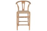 Krzesło barowe hoker Art of design natur  - Item International 4