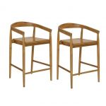 Krzesło barowe hoker drewniany Elle  4