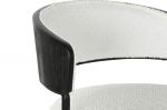 Krzesło barowe hoker Elegant boucle białe - Item International 3