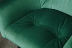 Krzesło barowe Hoker Loft aksamitny velvet zielony - Invicta Interior 8