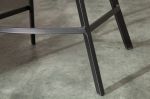 Krzesło barowe Hoker Loft taupe szary  - Invicta Interior 7