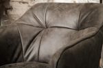 Krzesło barowe Hoker Loft taupe szary  - Invicta Interior 5