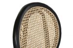 Krzesło barowe hoker rattanowy Icon retro z plecionką wiedeńską czarny - Item International 5
