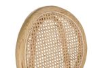Krzesło barowe hoker rattanowy Icon retro z plecionką wiedeńską naturalny tapicerowany - Item International 7