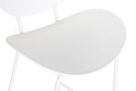 Krzesło barowe hoker retro Round biały - Item International 6