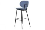 Krzesło barowe hoker retro style denim  - Item International 3