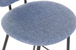 Krzesło barowe hoker retro style denim  - Item International 6