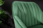 Krzesło barowe hoker Turin aksamitne zielone - Invicta Interior 7