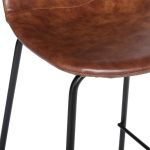 Krzesło barowe Hoker vinted brązowe - Atmosphera 3