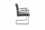  Krzesło Big Aston aksamitne szare - Invicta Interior 3