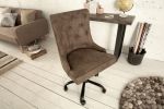 Krzesło biurowe Fotel Victorian vintage brązowy - Invicta Interior 5