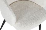 Krzesło Boucle białe stylowe - Light & Living 5