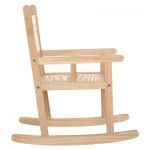 Krzesło bujane dla dzieci drewniane 3