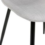 Krzesło Chaise Tyka szare - Atmosphera 2
