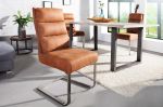 Krzesło Comfort vintage jasnobrązowe  - Invicta Interior 7