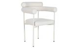 Krzesło Designer chair boucle round - Light & Living 1