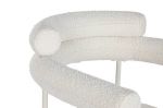 Krzesło Designer chair boucle round - Light & Living 4