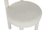 Krzesło designerskie Japandi boucle - Item International 9