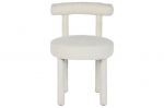 Krzesło designerskie Japandi boucle - Item International 6