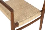 Krzesło drewniane Alora z rattanem - Item International 6