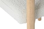 Krzesło drewniane Designer chair boucle round 8