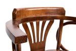 Krzesło drewniane gięte Vintage brązowe 2
