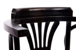 Krzesło drewniane gięte Vintage czarne 2