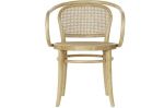 Krzesło drewniane gięte Vintage rattanowe natur - Item International 2