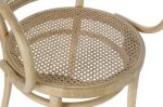 Krzesło drewniane gięte Vintage rattanowe natur - Item International 6