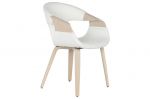 Krzesło drewniane Mello Lounge białe - Item International 1