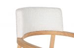 Krzesło drewniane Rubber Boucle białe - Item International 5