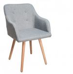 Krzesło Elegant Retro Look szare   - Invicta Interior 4