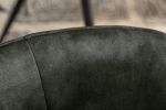 Krzesło Euphoria aksamitne obrotowe ciemnozielone - Invicta Interior 6