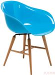 Krzesło Forum Wood niebieskie   - Kare Design 2