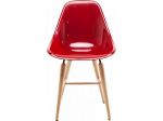 Krzesło Forum Wood czerwone   - Kare Design 1