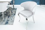 Krzesło Fotel Modern Barock II szare  - Invicta Interior 5
