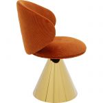 Krzesło fotel Ria pomarańczowe - Kare Design 3