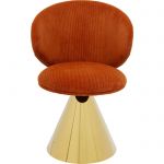 Krzesło fotel Ria pomarańczowe - Kare Design 1
