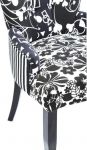 Krzesło Fotel Villa black & white - Kare Design 5