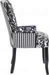 Krzesło Fotel Villa black & white - Kare Design 2