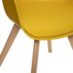Krzesło kubełkowe żółte - Atmosphera 2